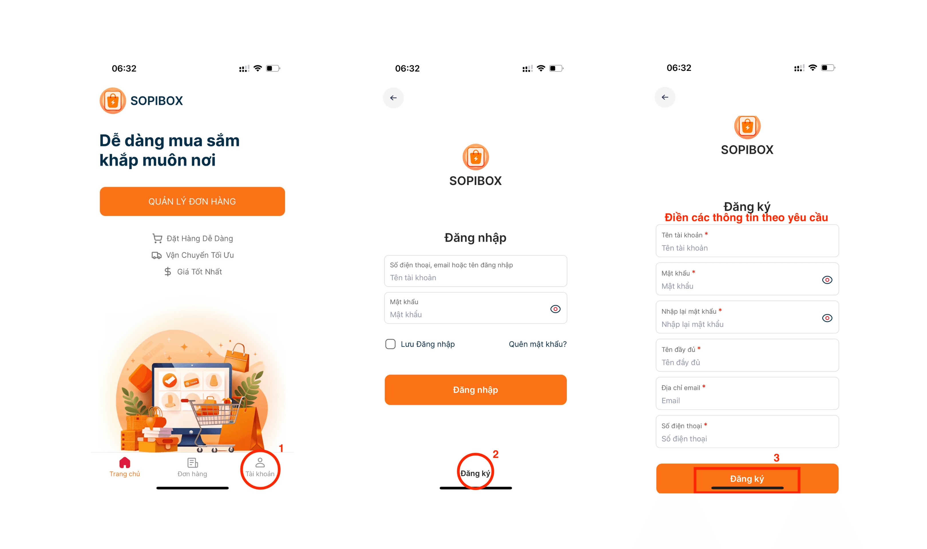 Sopibox | Đăng ký tài khoản sopibox