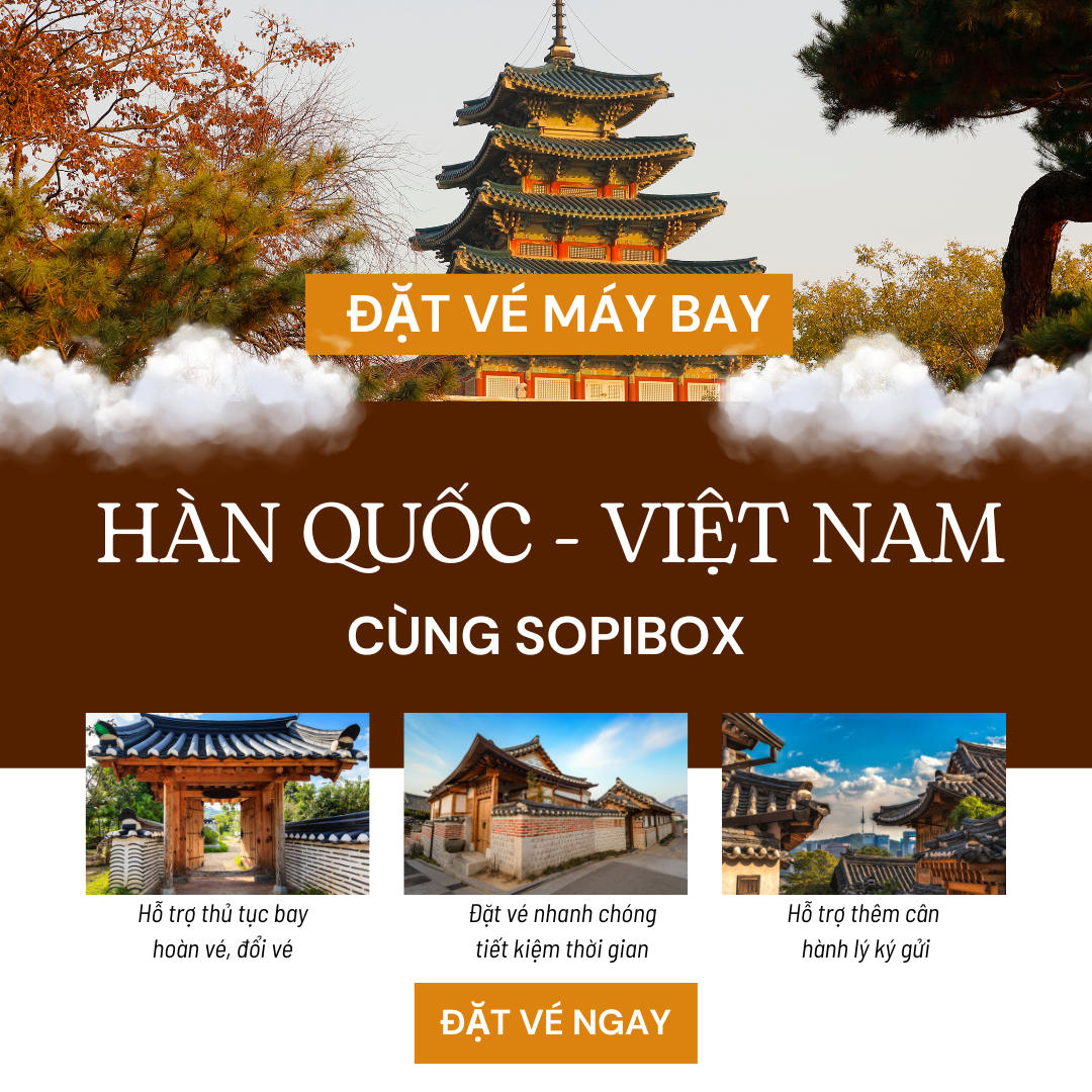 đại lý vé máy bay Hàn Quốc - Việt Nam